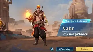 Mobile Legends : Valir - Son of Flames , New Hero Obtained , 20-Aug2025
