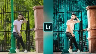 Lightroom aqua and blue effect photo editing tutorial | lightroom background colour change preset