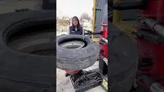 Truck Puncture Tire Replacement Outdoor Rescue!