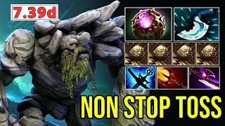 Tiny Mid Octarine + dagon Build - Non Stop Toss ! Dota 2 Pro Gameplay 7.39d