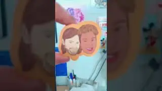 Satisfying #art #reveal #shorts from drawing to physical art #handmade #artist #viral