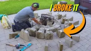 FIXED a Wall Block Fire Pit in 90 Minutes