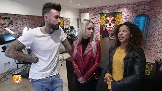Temptation-koppel Fabrizio en Pommeline openen nieuwe tattooshop - RTL BOULEVARD
