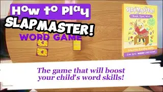 How to play - SLAPMASTER! WORD GAME for Kids - Helps Learn Reading Fast & Sharpen Skills