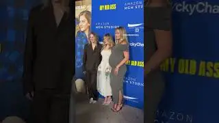 Margot Pregnant Robbie was on Amazon premiere My Old Ass red carpet 2024