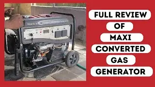 FULL REWIEW OF MAXI'S DUAL FUEL GENERATOR,Use petrol or gas to run this gen....very affordable