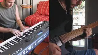 Dream Theater - Take the Time - Keyboard solo (with shirt's on backwards)