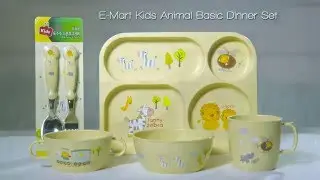 Emart Kids Animal Basic Dinner Set (Kids)
