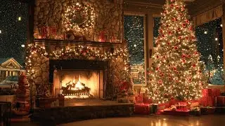 🔔 Warm Slow Romantic Christmas Jazz 🎄 Frank Sinatra, Nat King Cole, Brenda Lee Vibes