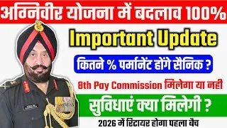 8th Pay Commission Agniveer Ko Milega Ya Nahi | Kitne % Parmanent Hogen | Investment | SIP | TRADING