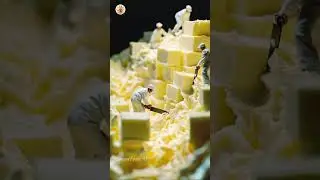 🍰 AI Miniature Baking Magic! Tiny Cakes Made by AI 🤯✨ #Shorts