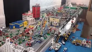 LEGO City Complete Overview--Over 300 Square Foot Layout