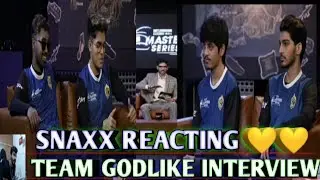 TEAM GODLIKE INTERVIEW @SnaxGaming REACTION@JONATHANGAMINGYT @ZGODGAMING @NEYOOGAMINGYT 💛💛