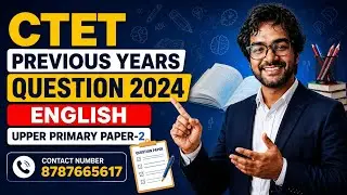 ENGLISH PYQs 2024 UP CTET