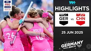 FIH Hockey Pro League 2024-25 Highlights: Germany vs China (W) | Match 2