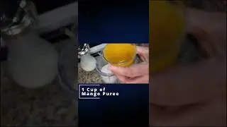 Creamy Mango Lassi Recipe | 5 Minute Drink #shorts