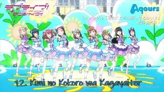 Ranking all Love Live anime insert songs