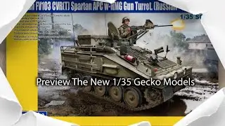 Preview: Ukrainian FV103 CVR(T) Spartan APC with- HMG Gun Turret from Gecko Models