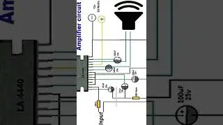 4440 ic#4440ic #board #wiring #amplifierkaisebanaye #experiment
