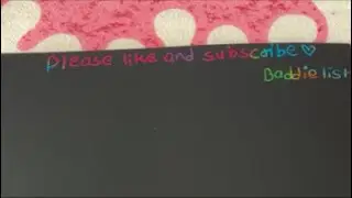 Writing your names in rainbow 🌈 scratch paper 🗒️