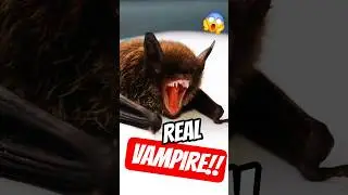 The Real-Life VAMPIRE with a SECRET Superpower!! 🦇#vampire #vampirebat #halloween #animals #wildlife