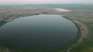 Озеро Жалтыркол, Акмолинская область. Высота 368м. Lake Zhaltyrkol. Altitude 368 meters.