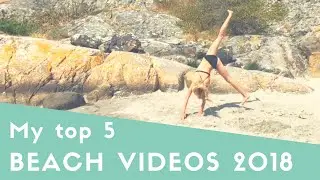Beach tumbling 2018! My top 5 best beach videos♡