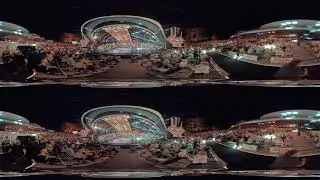 3D 360 Фестивал Польской Песни, Прогулка по улицам города Ополе с камерой 360.