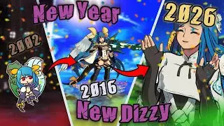 Эволюция стиля игры Диззи (2002-2026) [Guilty Gear +R / Xrd / GGST]