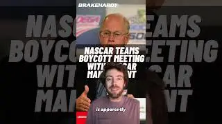 NASCAR TEAMS BOYCOTT MEETING WITH NASCAR MANAGEMENT #racing #motorsport #nascar