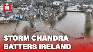 MAJOR flood declared as The River Slaney burst its banks