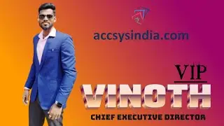 Accsysindia Business Presentation  VIP VINOTH CED.