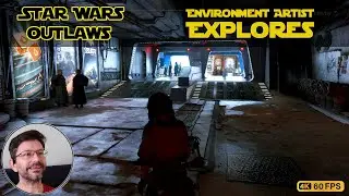 Star Wars: Outlaws - Mirogana City, Toshara - Environment Artist Explores (4K)