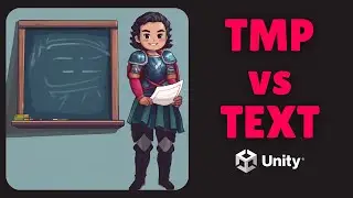 TMP vs. Text! Which one do you choose? #unity #gamedev