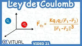 ⚡ Ley de Coulomb Nivel Universitario (3d Dimensiones ► Valor de la Carga)