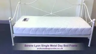 Serene Lyon Single Metal Day Bed Frame