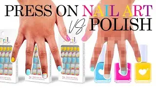 I Tried to Copy My Press On Nail Art. 😅💅 | LEMONERDY