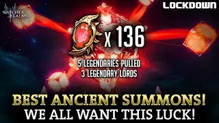 WOR: Best Ancient Summons! 5 Legendaries in 136 Pulls! Watcher of Realms