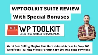Wptoolkit Suite Full Review | Must Watch Before Buy | Don't Buy Without My Bonuses