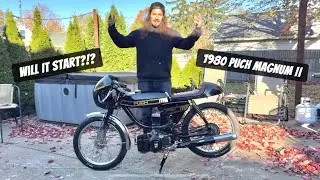 Will It Start?!? A Once Parts Bike Turned To Show Bike - Custom 1980 Puch Magnum ll 