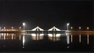 Random Journal | Relaxation | Bahrain | Muharraq Bridge at Night