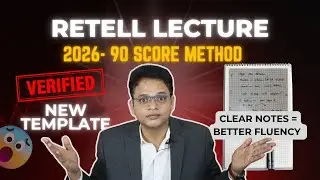 The SECRET to Scoring High in PTE Retell Lecture | Template 2026