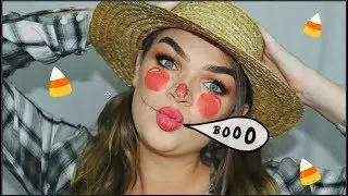 Halloween Series: Cute Scarecrow Makeup || @seannagregs @devdevgregs