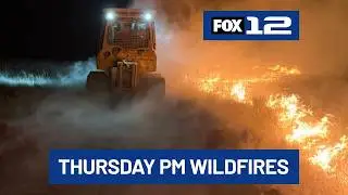 Oregon wildfire updates, Thursday evening (7/23)