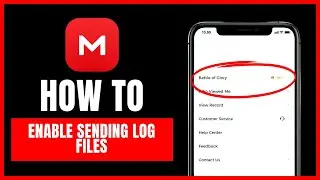 How to enable sending log files on Mega