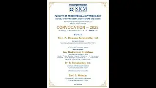 SEAD Convocation 2025| SRM IST Ramapuram