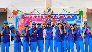 77th Republic Day Celebration | Journey of Indian Women&rsquo;s Cricket Team | school performance #viral 