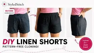 Copy your favorite shorts - Part 1 Make a custom pattern