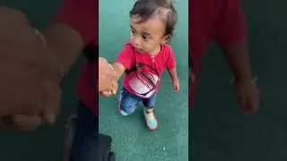N&eacute;w way of calling #papa  #20months #usa #toddler #park #rihaan #america #indian #kids #speech #fun