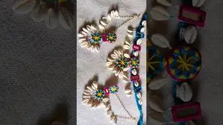 Mirror jewellery making at home 😍 #diy #mirrorwork #jewellery #shorts